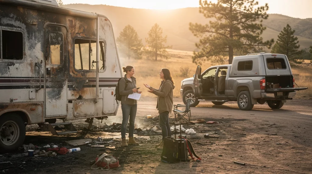 Insurance advice for rv fire loss? - Dirt Legal
