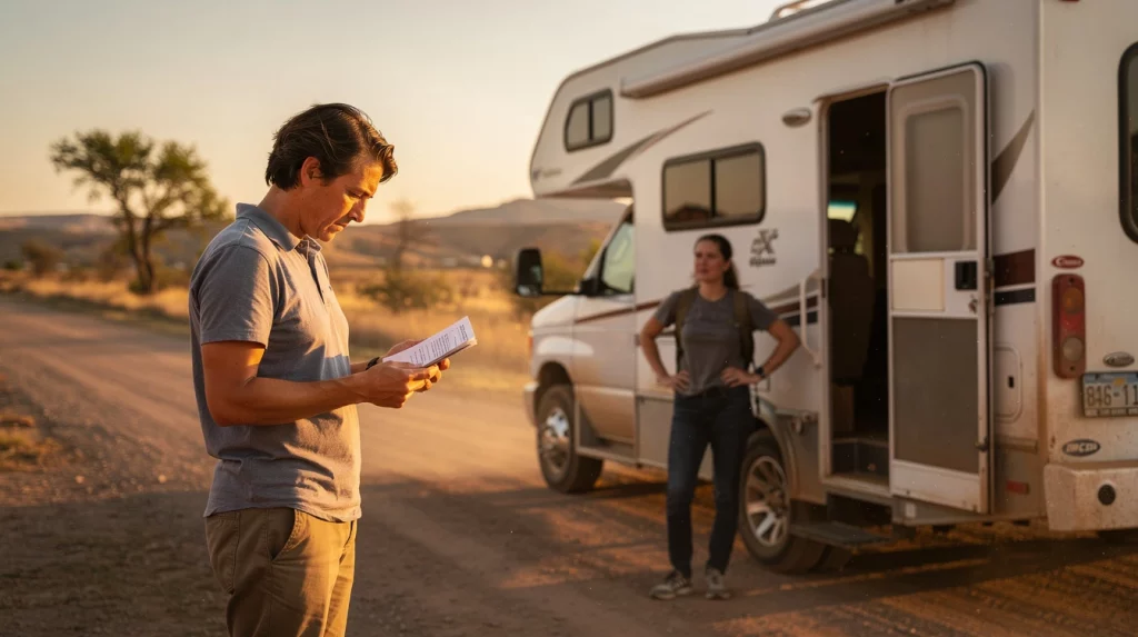 Bought an RV no title, owner registered it in my name? Will DMV send me a new title? - Dirt Legal