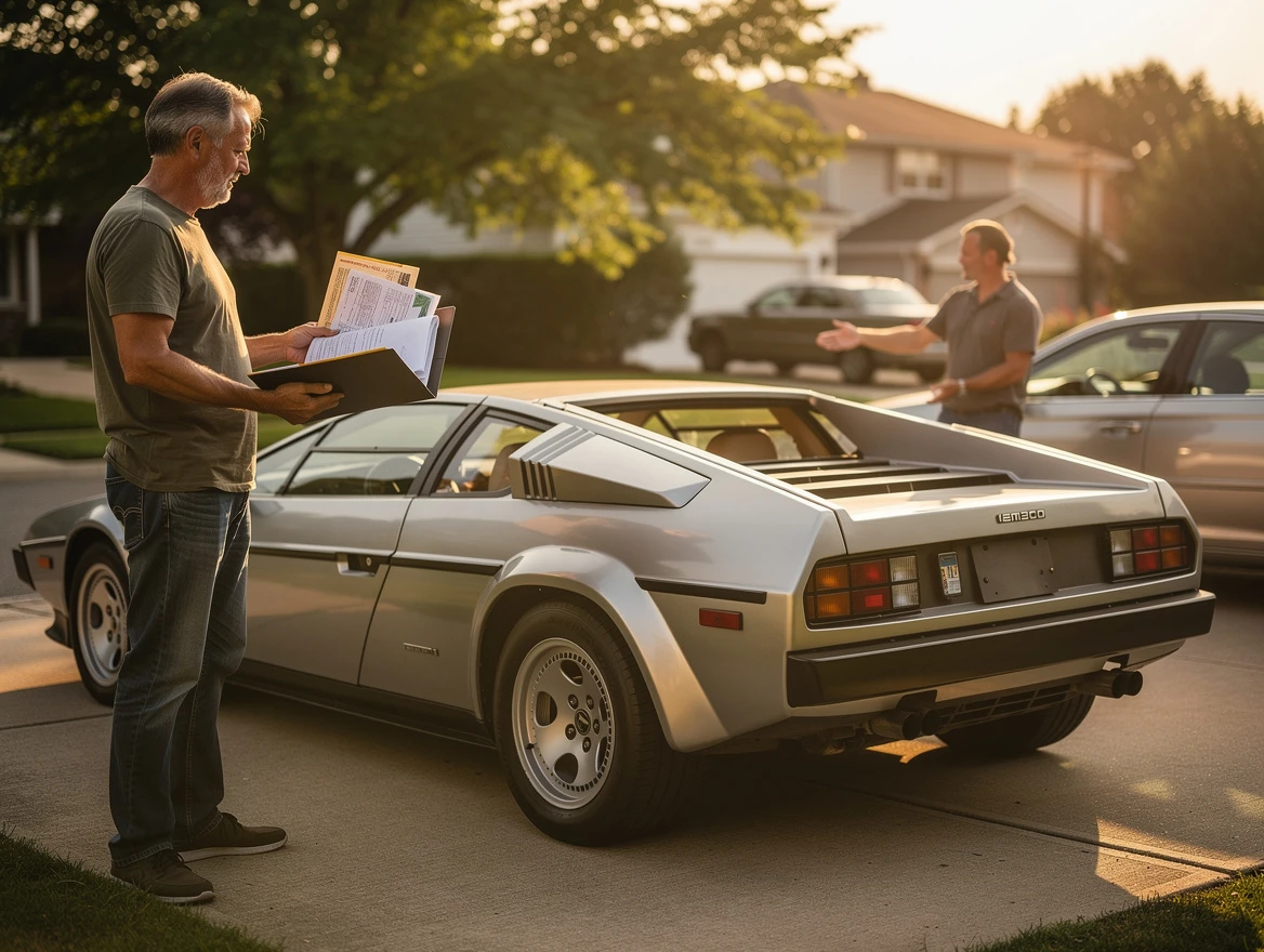 How Can You Handle Title Issues for an Imported 1980s Supercar?