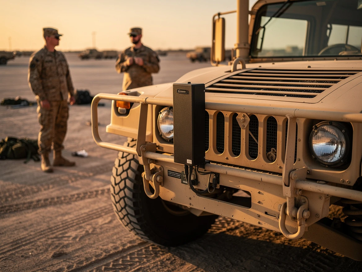 Why Do Military Vehicles Use a Specialized Slave Receptacle?